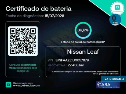 40543ad341c7ad9b85737cf1254c2d0f-1639 Nissan Leaf 40kWh Acenta 110 kW (150 CV) - 10